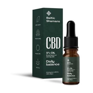 Daily Balance 500 MG – 5% CBD aliejus